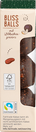 Био топчета с кашу, фурми и шоколад Bliss Balls dmBio