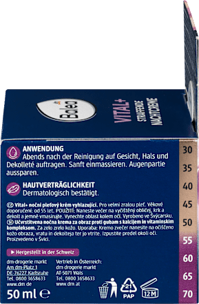 Crema notte rassodante Vital+ Balea