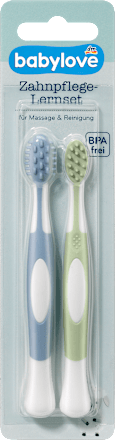 Zahnpflege-Lernset grün-blau babylove