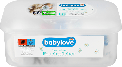 Chusteczki nawilżane Sensitive, w pudełku babylove