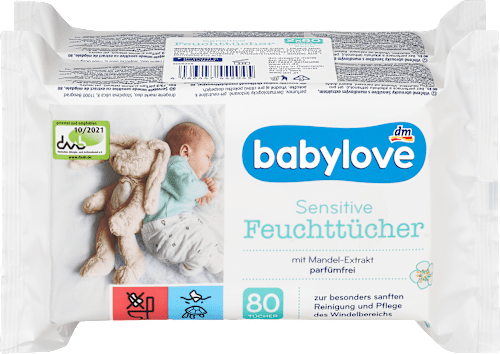 Feuchttücher sensitive (2x80 St) babylove