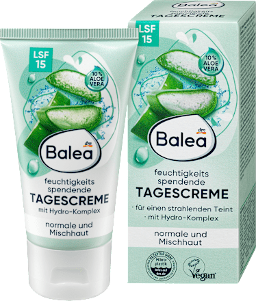 Hidratantna dnevna krema za lice, SPF 15 Balea