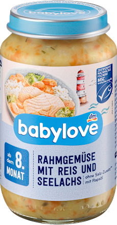 Potrawka warzywna z ryżem i mintajem od 8. miesiąca życia babylove