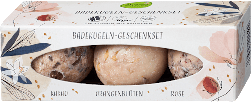 Geschenkset Weihnachten Badekugeln 3tlg, 1 St. alverde NATURKOSMETIK