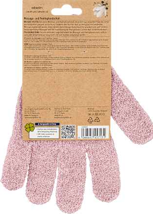 Massage- und Peelinghandschuh ebelin