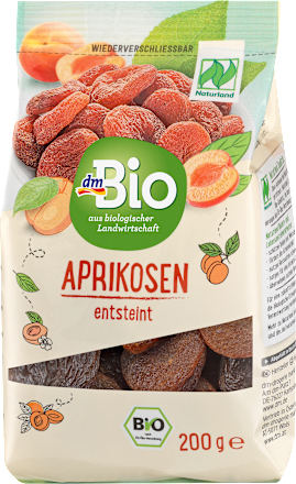 Trockenfrüchte, Aprikosen entsteint dmBio