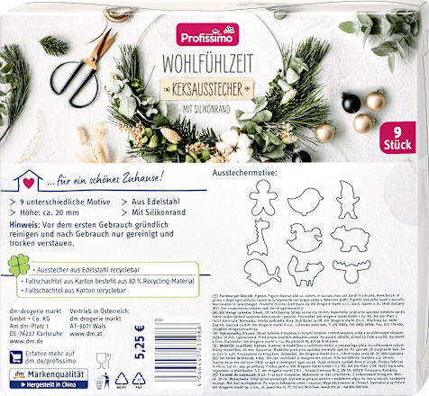 Vykrajovačky na sušienky Wohlfühlzeit  Profissimo