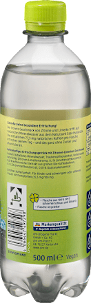 Erfrischungsgetränk, Wasser + Koffein Zitrone-Limette 														 Ivorell