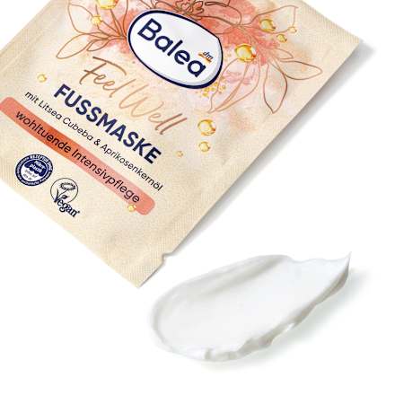 Fußmaske Feel Well Litsea Cubeba & Aprikosenkernöl Balea