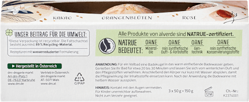 Geschenkset Weihnachten Badekugeln 3tlg, 1 St. alverde NATURKOSMETIK