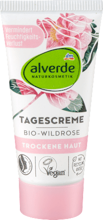 Tagescreme Wildrose Reisegröße alverde NATURKOSMETIK