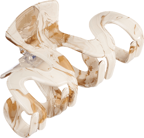 Haarklammer Kaffee-Optik ebelin