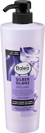 Balzam za sive, bele in barvane svetle lase PROFESSIONAL SILBER GLANZ Balea PROFESSIONAL