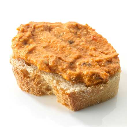 Gemüseaufstrich gegrillte Paprika Belugalinse dmBio