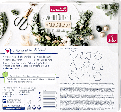 Vykrajovačky na sušienky Wohlfühlzeit  Profissimo