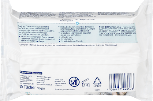 Feuchttücher sensitive (2x80 St) babylove