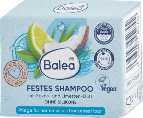 Čvrsti šampon kokos i limeta Balea
