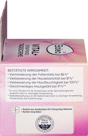 VITAL+ dnevna krema za lice, SPF15 Balea