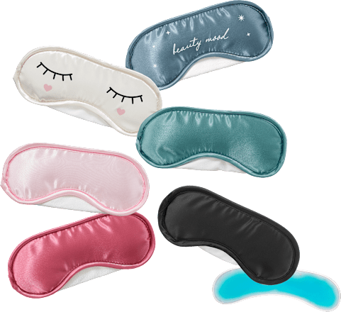 Mascherina da notte con cuscinetto in gel rinfrescante assort. ebelin