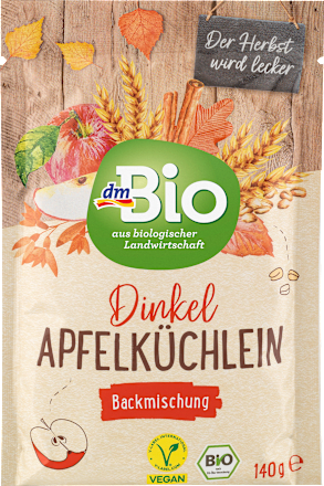 Apfel-Küchlein Backmischung Dinkel dmBio
