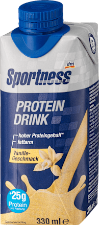 proteinový nápoj s příchutí vanilky Sportness