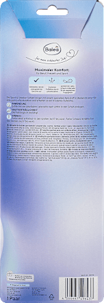 Einlegesohlen Sport & Sneaker schwarz, Gr. 42/43 (1 Paar) Balea