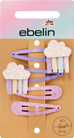 Haarclips Eis/Wolke ebelin