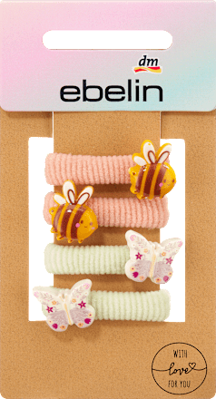 Haargummis mit verschiedenen Motiven ebelin