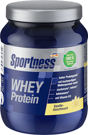 Whey Proteinpulver Vanille Geschmack Sportness