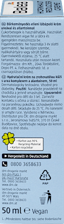 Krema za smanjenje zadebljane kože na stopalima Balea