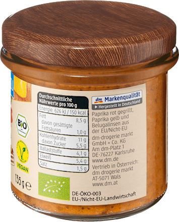Crema spalmabile di verdure e lenticchie bio dmBio