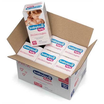Stilleinlagen weiß (6x30 St) babylove Mama