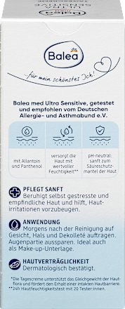Ultra Sensitive dnevna krema za lice Balea med