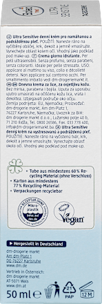 Ultra Sensitive dnevna krema za lice Balea med