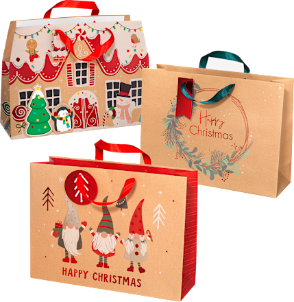 Geschenktasche aus Kraftpapier, Größe Maxi Profissimo