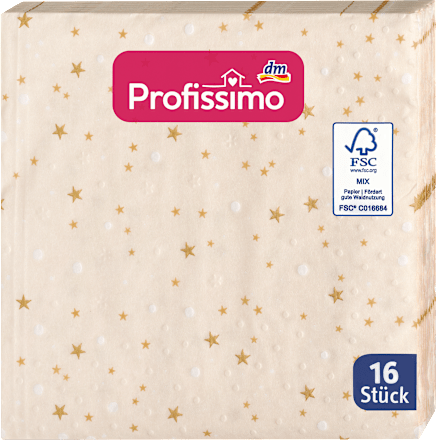 Geprägte Servietten " Sternenhimmel" (33x33 cm) Profissimo