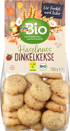 Haselnuss Dinkelkekse dmBio