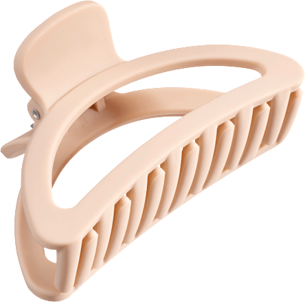 Haarklammer halbrund beige ebelin