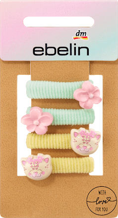 Haargummis mit verschiedenen Motiven ebelin