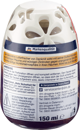 Lufterfrischer Golden Plum Denkmit