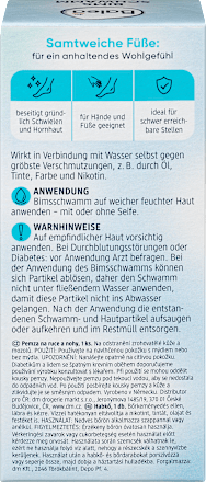 Fußpflege Bims Schwamm sortiert Balea