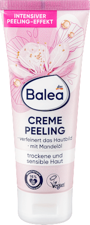 pleťový peeling krémový s mandlovým olejem Balea