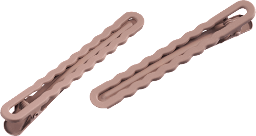 Haarclips braun gewellt ebelin