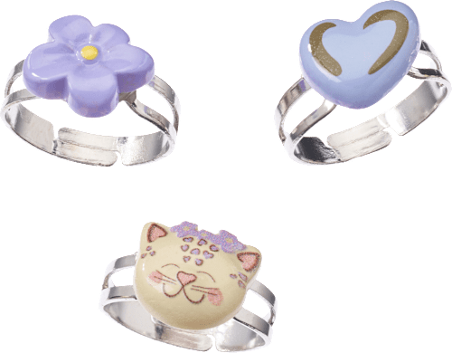 Kinder-Ringset mit verschiedenen Motiven ebelin