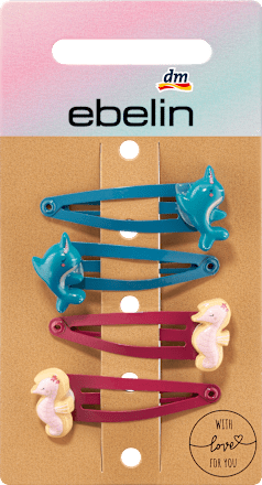 Haarclips mit verschiedenen Motiven ebelin
