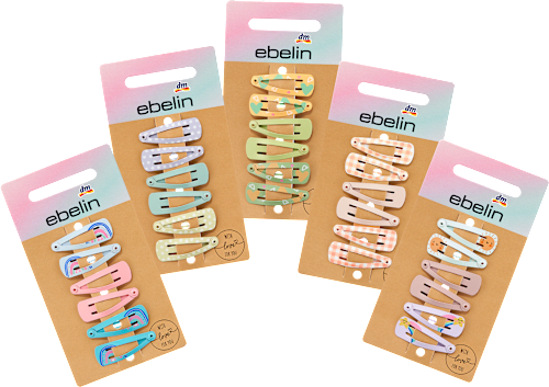 Haarclips mini bunt ebelin