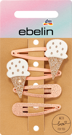 Haarclips Eis/Wolke ebelin