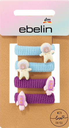 Haargummis mit verschiedenen Motiven ebelin