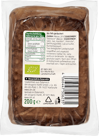 Bio füstölt tofu dmBio