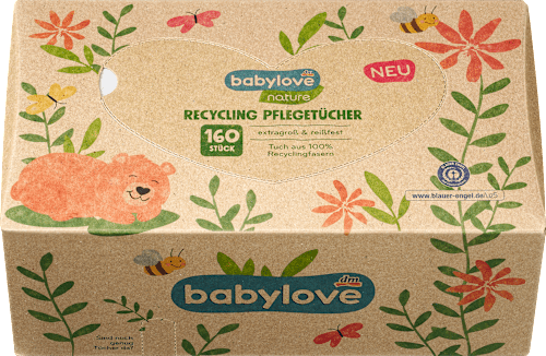 Chusteczki higieniczne z recyklingu dla dzieci babylove nature
